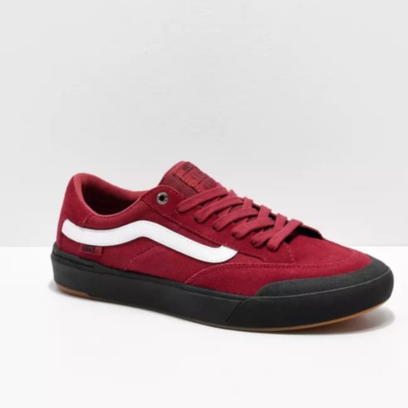 Vans Other - Vans Berle Pro Rumba Red & Black Skate Shoes